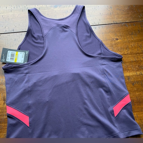 •NWT•Under Armour Women’s Armor Mesh Fitted Tank Top- Tux Purple/Pink Shock - Picture 8 of 16